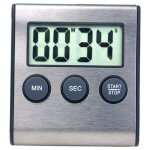 Memkey - mini minuterie numrique, format 24 heures, compte  rebours et chronomtre, pour la cuisine, ...