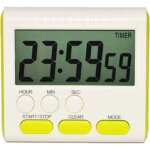 Alovez - mini minuteur numérique, format 24 heures, compte à rebours et chronomètre, pour cuisine, sport, ... Alovez - mini minuteur numérique, format 24 heures, compte à rebours et chronomètre, pour cuisine, sport, ...