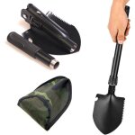 Mini pelle pioche pliante, pelle de survie pliante, pelle pliable camping, pour la randonn�e en plein ...