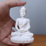 Mini petite statue de bouddha de m�ditation harmonieuse - figurine de yoga � collectionner - sculpture ...