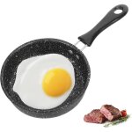 Mini po�le antiadh�sive � 14 cm ? petite po�le � induction pour ?ufs frits, portable pour camping et ...
