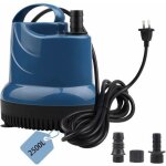 Mini pompe  eau pompe submersible 2500 l / h 40w 230v pompe vide cave hauteur de refoulement 2, 3 m ...