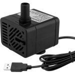 Mini pompe � eau submersible usb (dc 5 v 1 - 3 w 200 l / h) r�glable ultra silencieuse petite pompe � ...