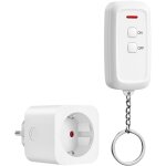 Mini prise tlcommande on / off + tlcommande, blanc 16a / 3680w max - dewenwils