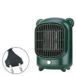 Alovez - mini radiateur cramique 500 w - chauffage d'appoint compact pour bureau, chambre, salon(vert ...