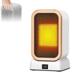 Mini radiateur soufflant, chauffage d'appoint 1000w ptc radiateurs soufflants � �conomie d'�nergie, 2 ...