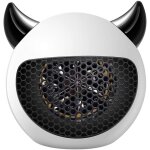 Mini radiateur soufflant, chauffage �lectrique portatif en c�ramique ptc, silencieux chauffe rapide radiateur ...