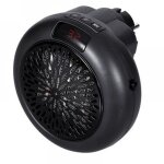 Mini radiateur soufflant �lectrique mobile 900 w (noir)