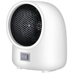 Mini radiateur soufflant �lectrique portable 400w ventilateur de chauffage rapide 2 vitesses chauffage ...