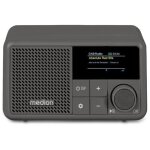 Mini radio - medion - dab / fm - mono 2 w rms - gris