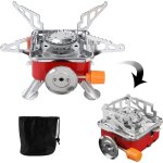 Mini rchaud de camping pliable portable, extrieur mini brleur  gaz pour randonne, outdoor, pique ...
