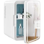 Mini réfrigérateur de maquillage portable 10l miroir led etagères amovibles 12v dc / 220v ac refroidisseur ... Mini réfrigérateur de maquillage portable 10l miroir led etagères amovibles 12v dc / 220v ac refroidisseur ...