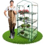 Mini serre de balcon avec 4 �tag�res, �tag�re potag�re � plusieurs niveaux, herbier