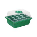 Mini serre pour plantes, 3 pices 12 cellules intrieure plateau semis, plateaux de culture avec couvercle, ...