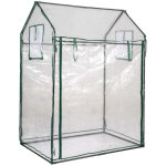 Mini serre � tomates 129 x 80 x 173 cm protection toutes saisons ventilation optimale en pvc transparent ...