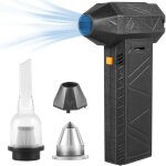 Mini souffleur  jet, souffleur  sec sans fil super jet 130 000 tr / min, mini ventilateur turbo  vitesse ...