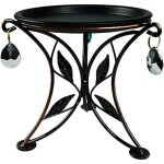 Mini support de comptoir en métal en pot, support décoratif pour pot de fleurs intérieur et extérieur ... Mini support de comptoir en métal en pot, support décoratif pour pot de fleurs intérieur et extérieur ...