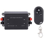 Mini t�l�commande sans fil rf led dc 12 - 24 v, variateur 3 touches pour bande lumineuse led monochrome ...