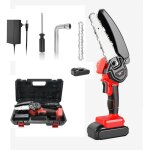 Mini tron�onneuse �lectrique sans fil, s�cateur �lectrique avec chargeur et 1 batteries 21v, 6 pouces ...