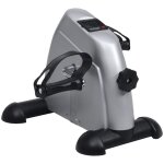 Mini vlo d'exercices argent  volant en plastique