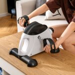 Mini v�lo d?exercice machine portable pour p�daler avec �cran lcd v�lo sous bureau pour exercices de ...