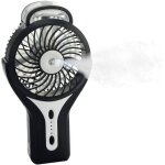 Mini ventilateur brumisateur usb portable avec brumisation rafra�chissante personnelle - batterie rechargeable ...