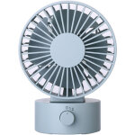 Mini ventilateur de bureau usb 102 � 79 � 138 mm, format de paume, silencieux, vitesse du vent � trois ...