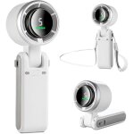Mini ventilateur portable(12 heures), petit ventilateur de poche / bureau / cou 5 vitesses puissantes&moteur ...