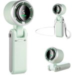 Mini ventilateur portable(12 heures), petit ventilateur de poche / bureau / cou 5 vitesses puissantes&moteur ...