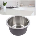 Mini vier de cuisine rond en acier inoxydable encastrer avec un raccord de gouttire de 30 cm de diamtre ...