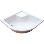Ravak - minivana - receveur de douche profond sabina 80 - la, 80x80 cm, antibac, blanc a214001020
