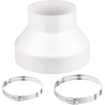 Minkurow adaptateur de conduit 150mm � 100mm, conduits reducteur 150 100 reducteur tuyau climatiseur ...