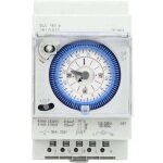 Minuterie analogique avec moteur synchrone et programme journalier, minuterie, 24vac / dc?16a