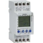 Minuterie double canal ahc822, horloge modulaire 220v, 7 jours, 24 heures, programmateur piscine programmable, ...