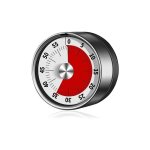 Ikodm - minuterie mécanique - chronomètre magnétique de 60 minutes pour cuisiner, cuisiner, faire de ... Ikodm - minuterie mécanique - chronomètre magnétique de 60 minutes pour cuisiner, cuisiner, faire de ...