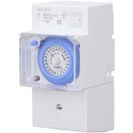 Minuterie m�canique �tanche, programmable, interrupteur horaire ext�rieur 24 heures, ac230v