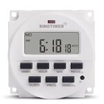 Minuterie numrique programmable sur 7 jours, 110v 120v ac, relais temporis for le contrle du temps, ...