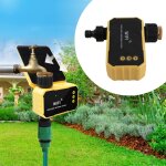 Minuteur d'arrosage wifi avec panneau solaire, programmateur d'arrosage intelligent automatique avec ...