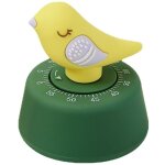 Minuteur de cuisine - compte à rebours - 60 minutes - rappel mécanique - vert - lntyq Minuteur de cuisine - compte à rebours - 60 minutes - rappel mécanique - vert - lntyq