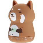 Minuteur cuisine forme panda rouge, alarme 60 min, d�coration table travail p�tisserie