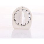 Minuteur cuisine m�canique 60 min, alarme forte, sans pile, usage cuisine fitness classe