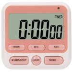 Minuteur de cuisine num�rique, dot� d'un grand �cran lcd, d'un volume d'alarme r�glable, d'une minuterie ...