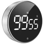 Minuteur de cuisine num�rique - grand �cran led - volume r�glable et dos magn�tique - chronom�tre avec ...