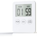 Minuteur de cuisine num�rique ultra - fin avec alarme et dos magn�tique pour la cuisine, la p�tisserie, ...