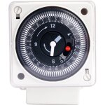 Minuteur m�canique, 220 - 240 v 16 a, 24 heures, analogique quotidien, interrupteur universel ? interrupteur ...