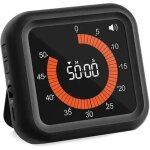 Minuteur visuel magnétique de cuisine, 60 minutes / 12 heures, compte à rebours, 4 modes d'alarme, minuteur ... Minuteur visuel magnétique de cuisine, 60 minutes / 12 heures, compte à rebours, 4 modes d'alarme, minuteur ...