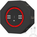 Minuteur visuel rechargeable, timer de retournement par gravit�, pomodoro timer compte � rebours de r�glage ...