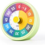 Minuteur visuel timer enfant, timer enfant apprentissage, silencieux outil de gestion du temps, compte ...