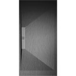 Mirlo - receveur de douche 70x100 cm extra plat edis en résine surface ardoisée anthracite grille inox ... Mirlo - receveur de douche 70x100 cm extra plat edis en résine surface ardoisée anthracite grille inox ...