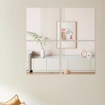 Miroir adhesif mural, miroir autocollant adhésif muraux à coller incassable petit acrylique plastique ... Miroir adhesif mural, miroir autocollant adhésif muraux à coller incassable petit acrylique plastique ...